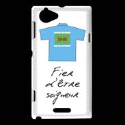 Coque Sony Xperia L Soigneur Bonus offensif-défensif Blanc 2