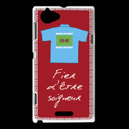 Coque Sony Xperia L Soigneur Bonus offensif-défensif Rouge 2