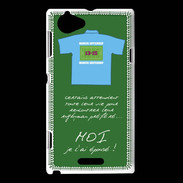 Coque Sony Xperia L Moi je l'ai épousé Bonus offensif-défensif Vert 2