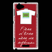 Coque Sony Xperia L Mère de rugbyman Bonus offensif-défensif Rouge