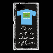 Coque Sony Xperia L Mère de rugbyman Bonus offensif-défensif Noir 2