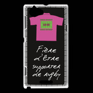 Coque Sony Xperia L Supporters Bonus offensif-défensif Noir