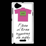 Coque Sony Xperia L Supporters Bonus offensif-défensif Blanc