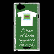 Coque Sony Xperia L Supporters Bonus offensif-défensif Vert