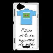 Coque Sony Xperia L Supporters Bonus offensif-défensif Blanc 2