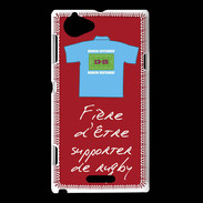 Coque Sony Xperia L Supporters Bonus offensif-défensif Rouge 2