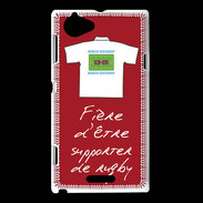 Coque Sony Xperia L Supporters Bonus offensif-défensif Rouge