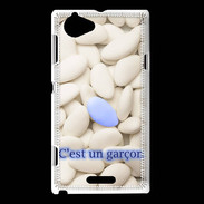 Coque Sony Xperia L Dragée C'est un garçon PR