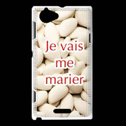 Coque Sony Xperia L Je viens de me marier PR