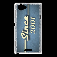 Coque Sony Xperia L Since 2001 Bleu