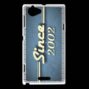 Coque Sony Xperia L Since 2002 Bleu