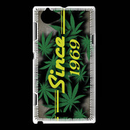 Coque Sony Xperia L Since cannabis 1969