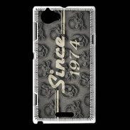Coque Sony Xperia L Since crane gris 1974