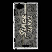Coque Sony Xperia L Since crane gris 2002