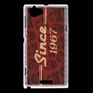 Coque Sony Xperia L Since crane rouge 1967