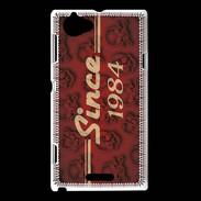 Coque Sony Xperia L Since crane rouge 1984