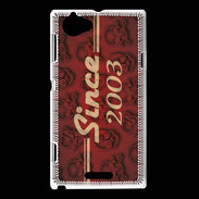 Coque Sony Xperia L Since crane rouge 2003
