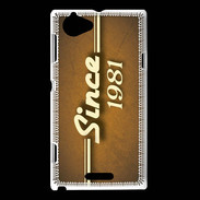 Coque Sony Xperia L Orange since 1981
