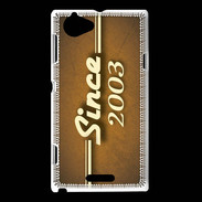 Coque Sony Xperia L Orange since 2003