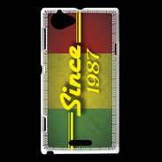 Coque Sony Xperia L Rasta since 1987