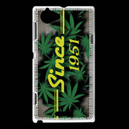 Coque Sony Xperia L Since cannabis 1951