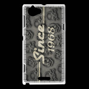 Coque Sony Xperia L Since crane gris 1968