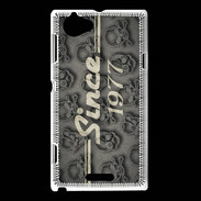 Coque Sony Xperia L Since crane gris 1977