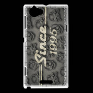 Coque Sony Xperia L Since crane gris 1995