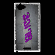 Coque Sony Xperia L Alice Tag