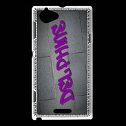 Coque Sony Xperia L Delphine Tag