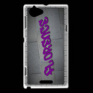 Coque Sony Xperia L Florence Tag