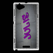 Coque Sony Xperia L Julie Tag