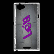 Coque Sony Xperia L Léa Tag