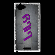 Coque Sony Xperia L Lily Tag