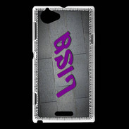 Coque Sony Xperia L Lisa Tag