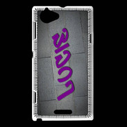 Coque Sony Xperia L Lucie Tag