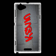 Coque Sony Xperia L Kévin Tag