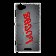 Coque Sony Xperia L Lucas Tag