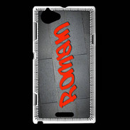 Coque Sony Xperia L Romain Tag