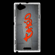 Coque Sony Xperia L Théo Tag