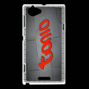 Coque Sony Xperia L Tonio Tag