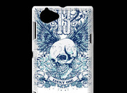 Coque Sony Xperia L Tête de mort Lucky One 13