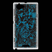 Coque Sony Xperia L Skull and bones Bleu