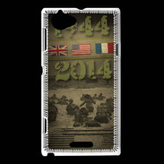 Coque Sony Xperia L Débarquement Normandie plage 1 ZG