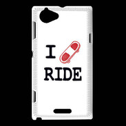 Coque Sony Xperia L I love Ride