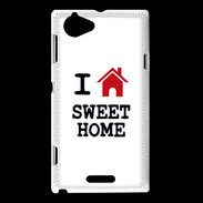 Coque Sony Xperia L I love Sweet Home