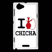 Coque Sony Xperia L I love Chicha