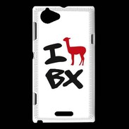 Coque Sony Xperia L I love Lama