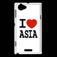 Coque Sony Xperia L I love Asia