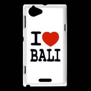 Coque Sony Xperia L I love Bali